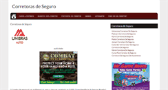 Desktop Screenshot of corretorasdeseguro.com