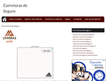 Tablet Screenshot of corretorasdeseguro.com